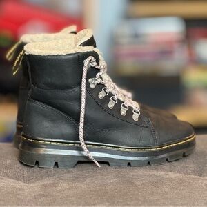 DR.MARTENS COMBS FAUX SHEARLING LINED SIZE 10 US/ 8 UK